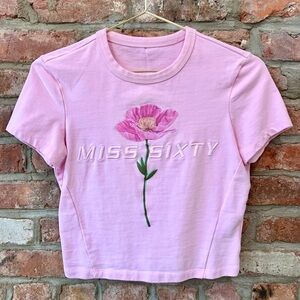 Miss Sixty Y2K Vintage Cropped Tee